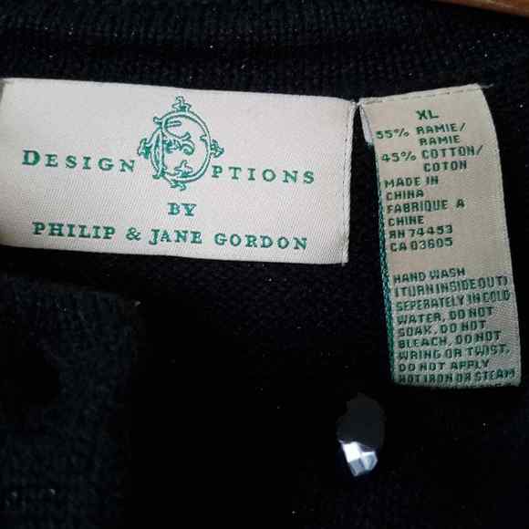 Design Options sequin embroidery skyline cardigan - Picture 5 of 8